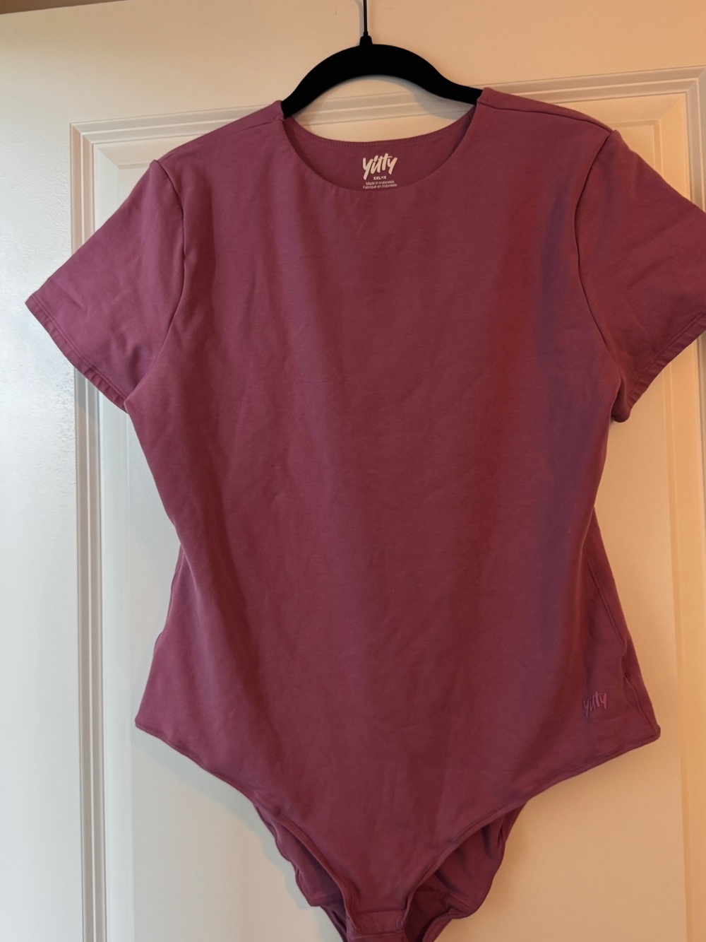 YITTY Mauve Short Sleeve Bodysuit
